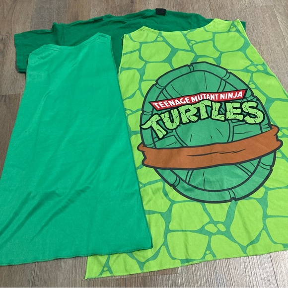 Sz 14/16 Leonardo Teenage Mutant Ninja Turtles Green Costume Set - Picture 4 of 10
